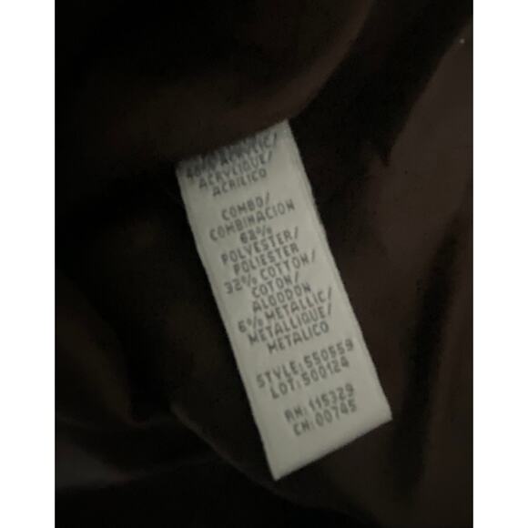 Badgley Mischka Brown Metallic Textured Dress - Size 2 - Picture 4 of 9